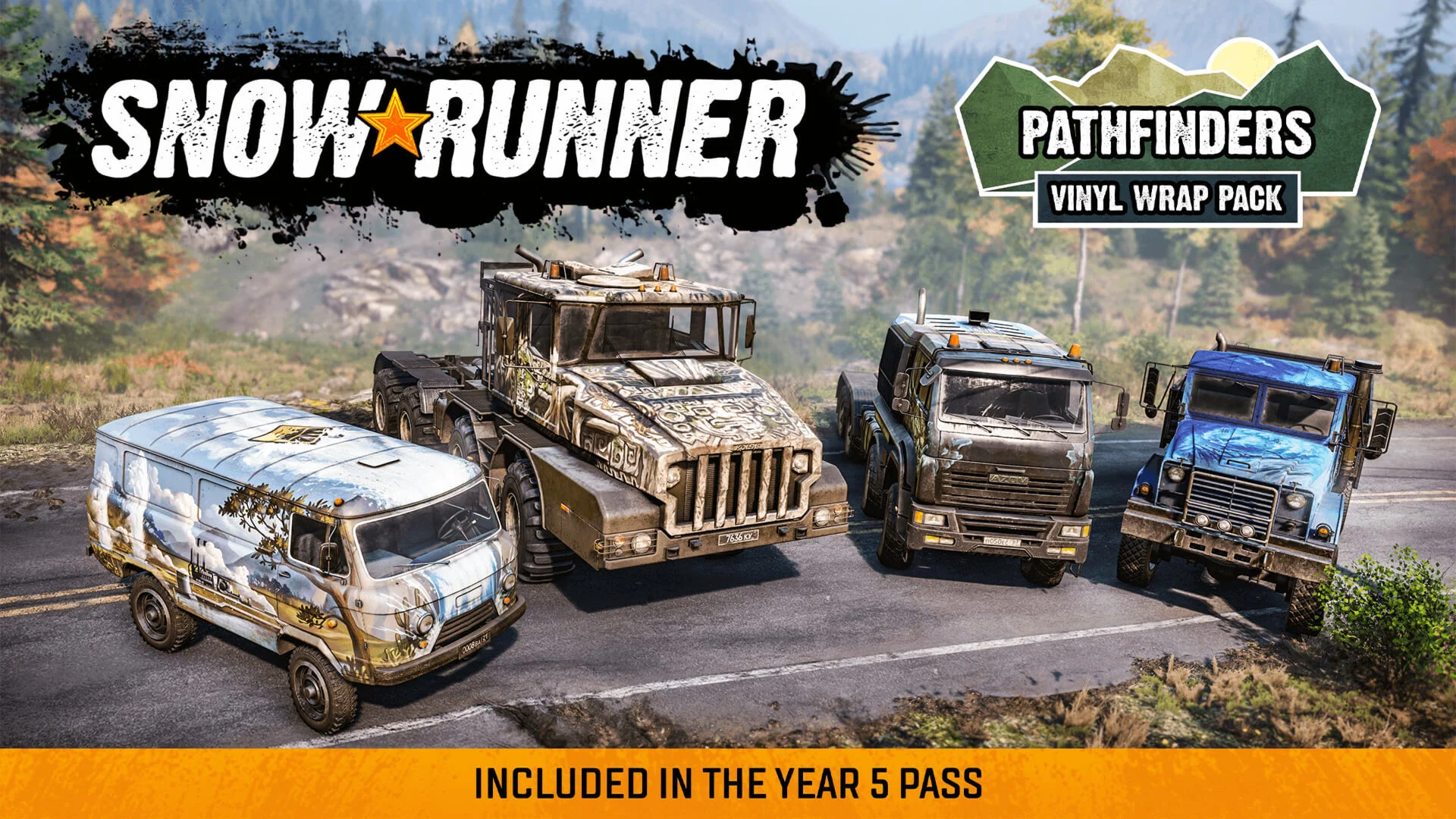 SnowRunner – Pathfinders Vinyl Wrap Pack EPIC GAMES DLC