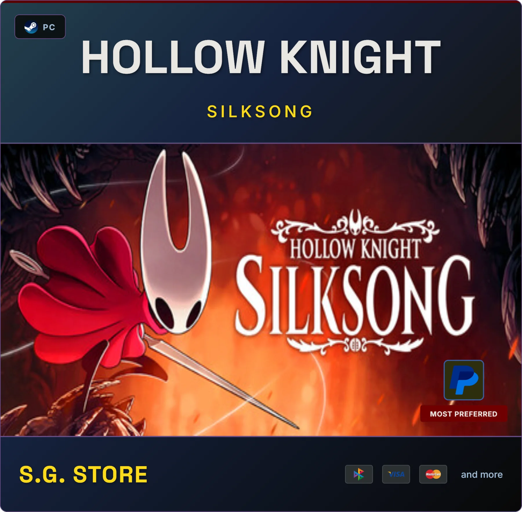 Hollow Knight: Silksong Offline Game