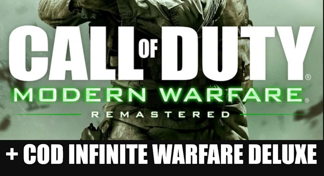 ・CALL OF DUTY MODERN WARFARE REMASTERED 2017 for 90 DAY digital marketplace offer