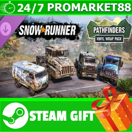 ️SnowRunner – Pathfinders Vinyl Wrap Pack STEAM GIFT