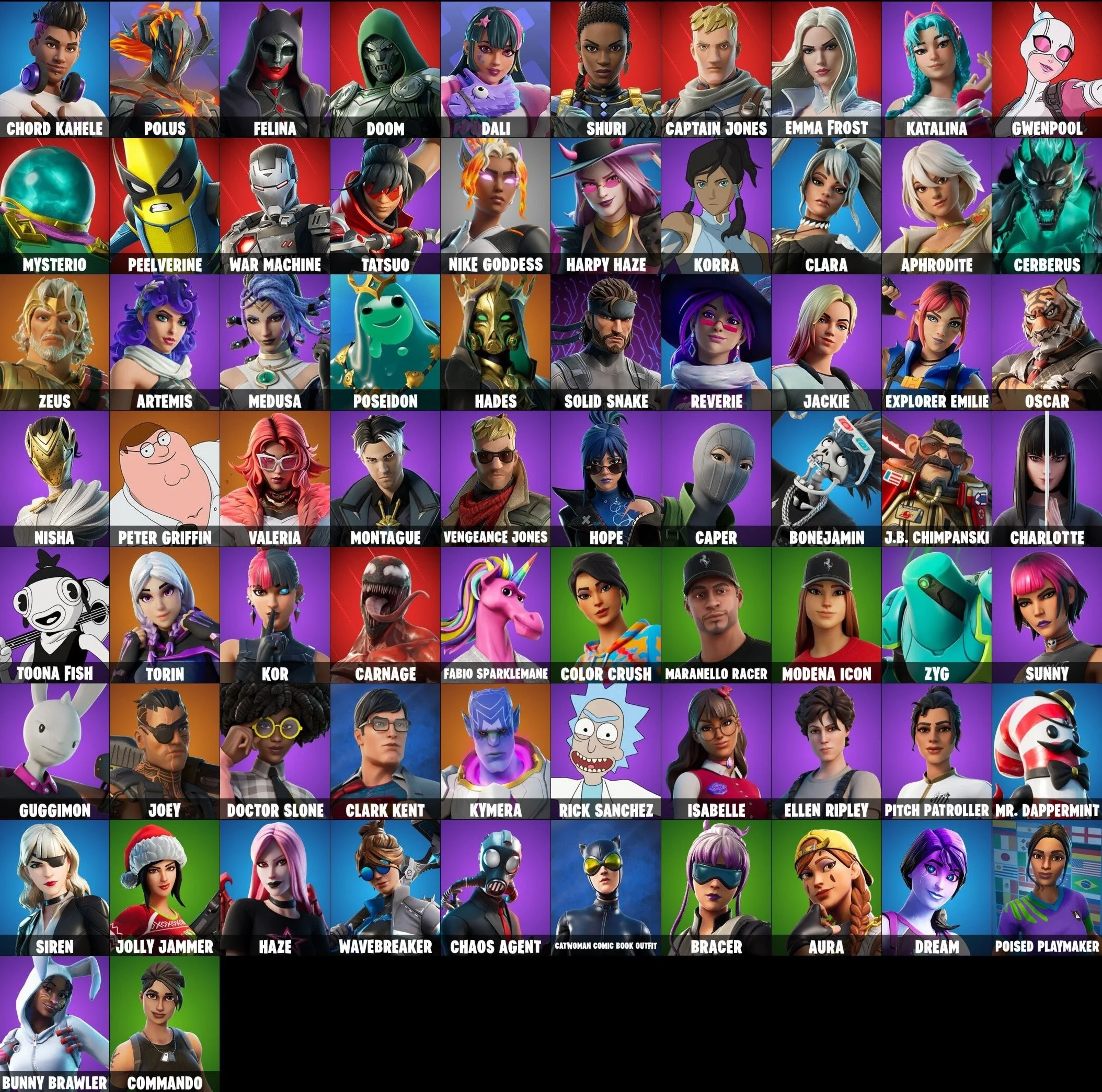FORTNITE 100+ ОБЛИЦОВ АККАУНТ |SNOOPSANTA| + ПОЧТА