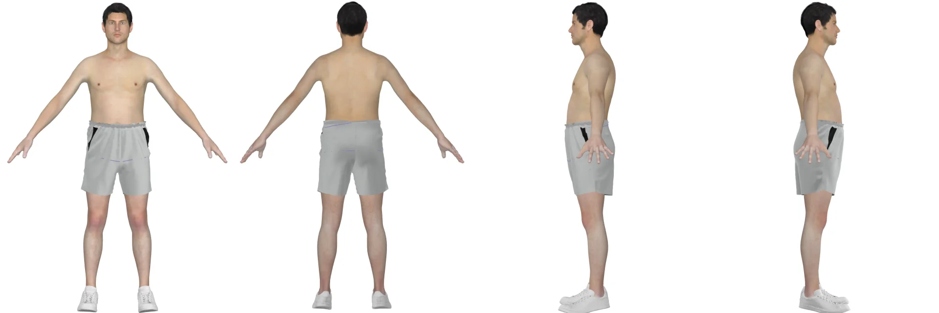 Шорты мужские лен