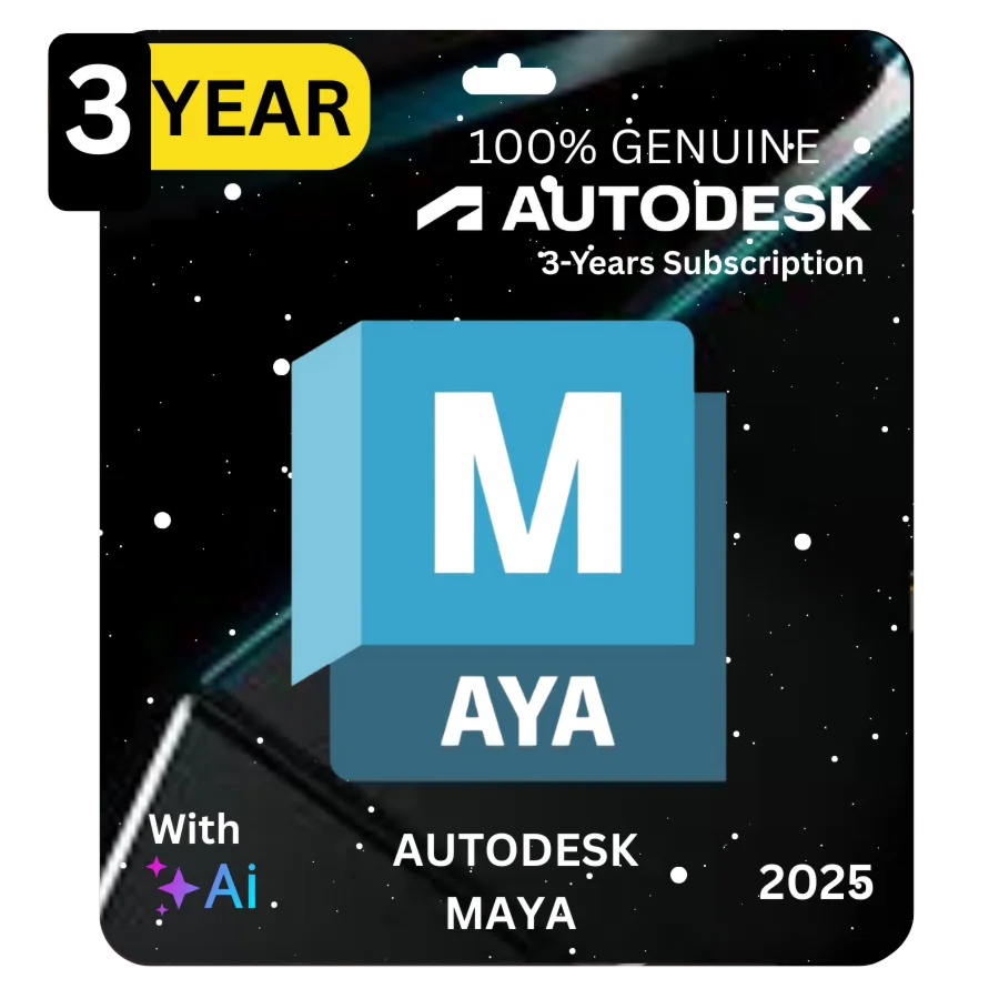 Лицензия на Autodesk Maya 2025 Официальная 3года,3PC