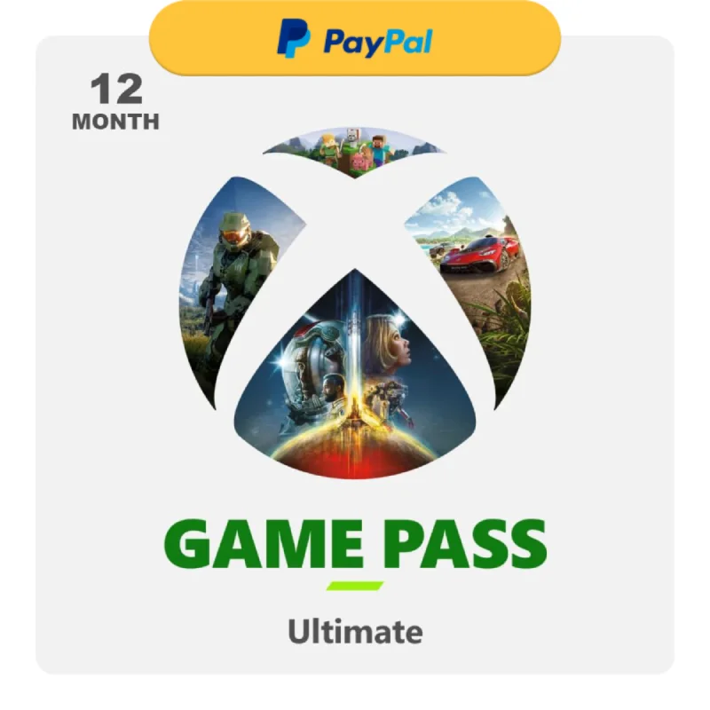 XBOX GAME PASS ULTIMATE 12МЕСЯЦЕВ БЫСТРАЯ ОПЛАТА PAYPAL