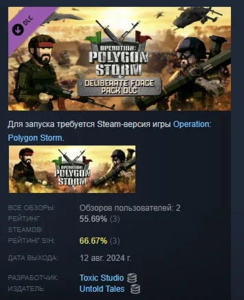 Operation: Polygon Storm - Deliberate Force Pack DLC