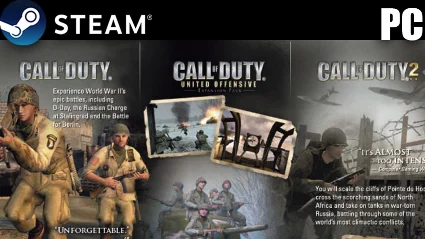 CALL OF DUTY (2003) + COD2 + UNITED・STEAM・PC・НА 90 ДН