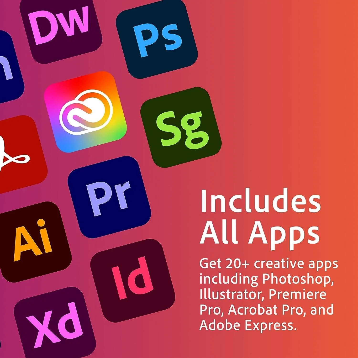 Adobe Creative Cloud Все приложения | 12 месяцев | Гара