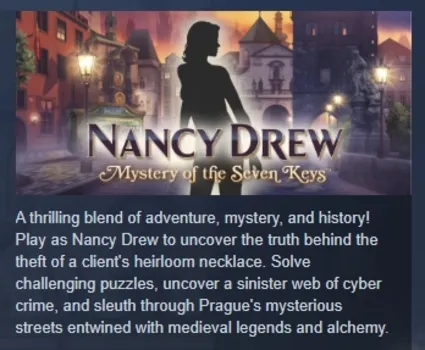 Nancy Drew: Mystery of the Seven Keys АВТОДОСТАВКА STEAM РОССИЯ