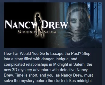 Nancy Drew: Midnight in Salem  STEAM GIFT РОССИЯ