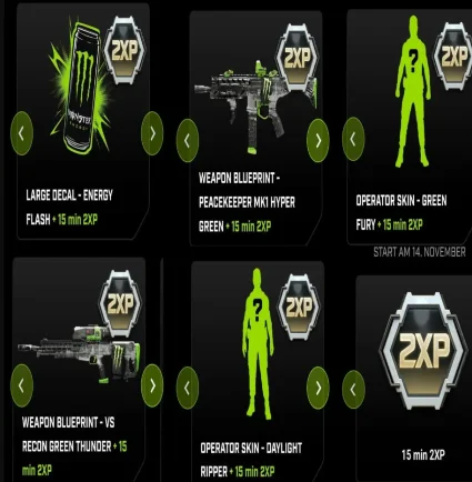 НАБОР MONSTER ENERGY BUNDLE CoD BLACKOPS 7