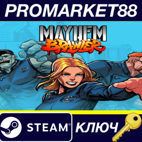 Mayhem Brawler Steam КЛЮЧ GLOBAL
