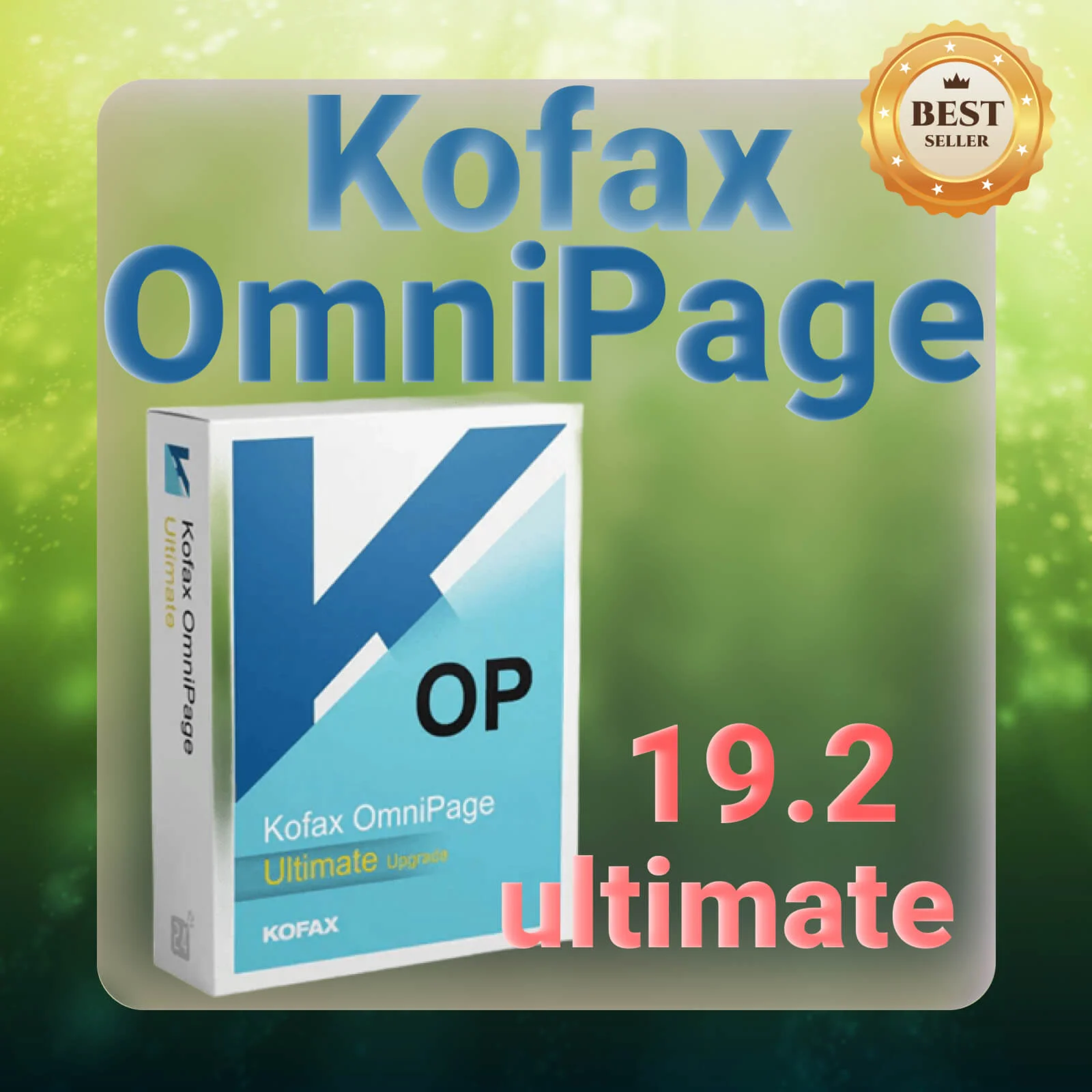 Kofax OmniPage Ultimate 19.2 ключ