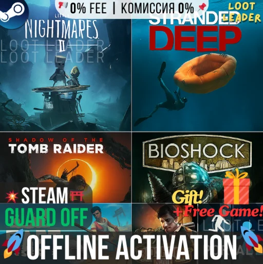 Little Nightmares2,Portal+игры / Steam /Offline +Gift
