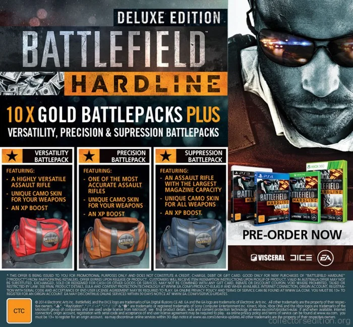 Battlefield Hardline Versatility Battlepack (ONLY)
