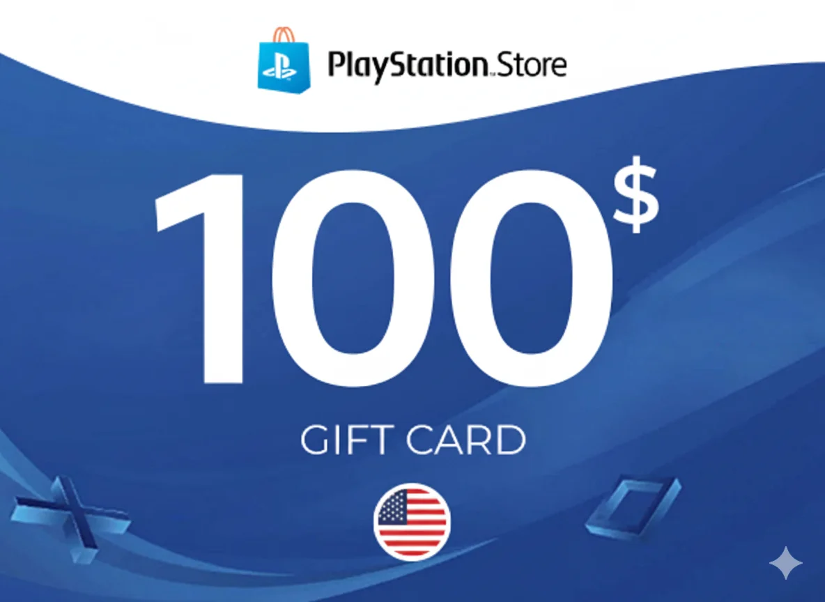 Подарочная карта PlayStation PSN на 100 долларов (США)