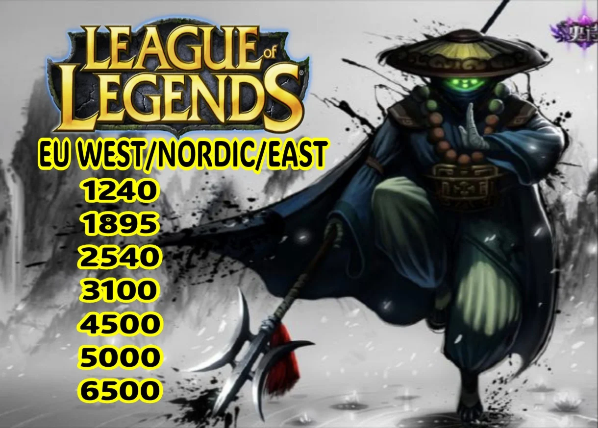 League of legend RP 575-6500 ( EU-West, Nordic, East)