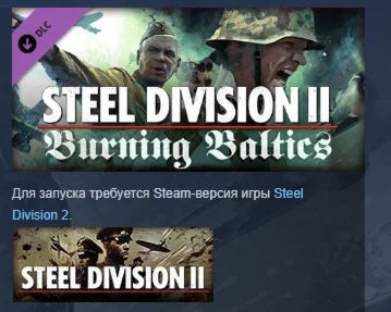 Steel Division 2 - Burning Baltics DLC STEAM РОССИЯ