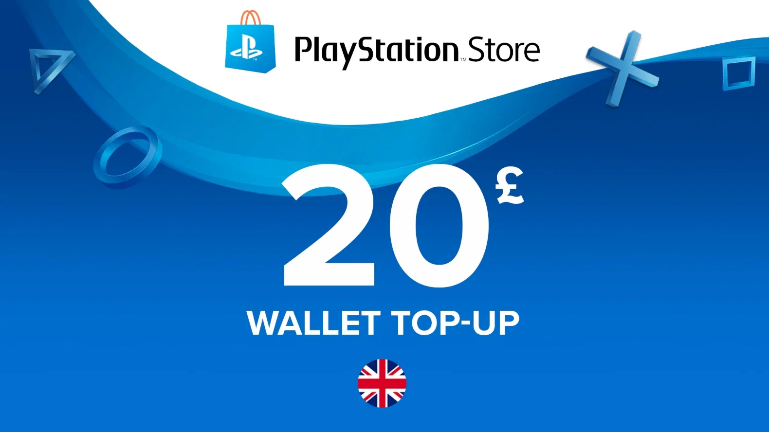 Подарочная карта PlayStation Network (PSN) – 20 | UK