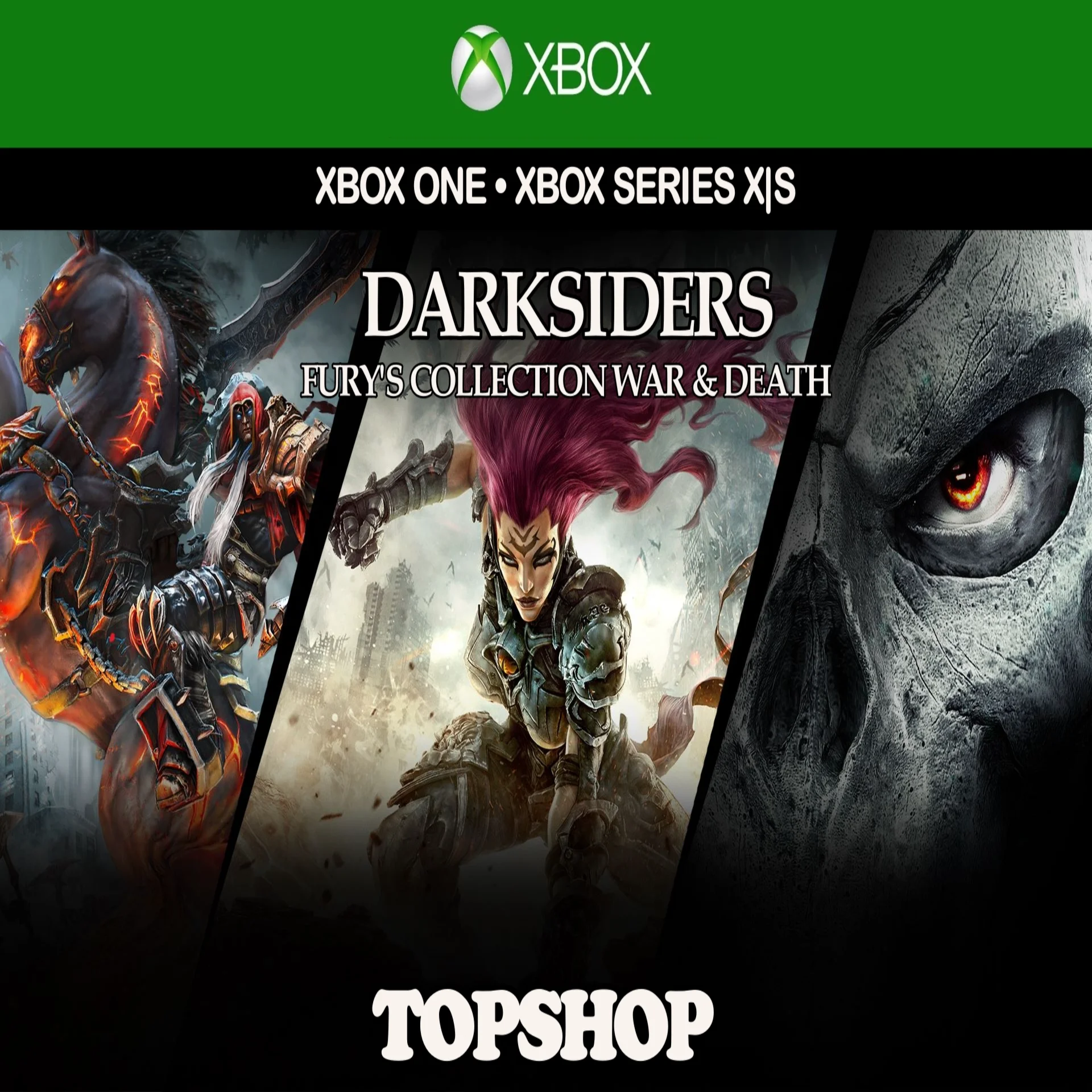 ️DARKSIDERS FURY'S COLLECTION WAR AND DEATH XBOX