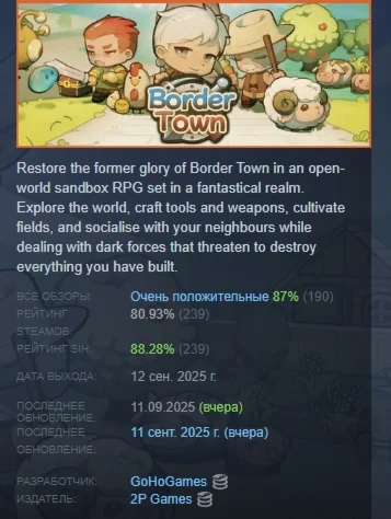 Border Town АВТОДОСТАВКА STEAM РОССИЯ