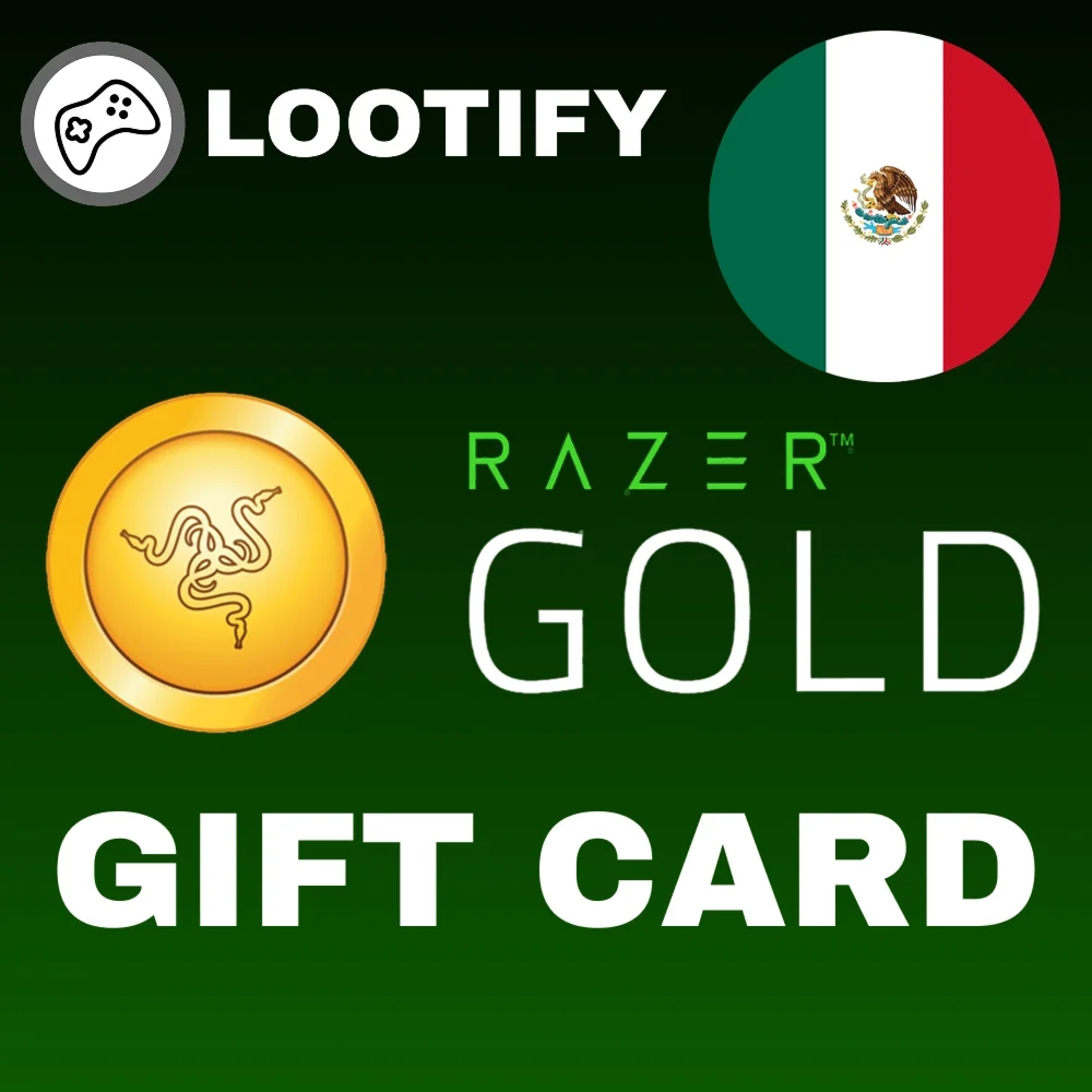  Razer Gold Gift Card  100/500/1000 MXN  Мексика