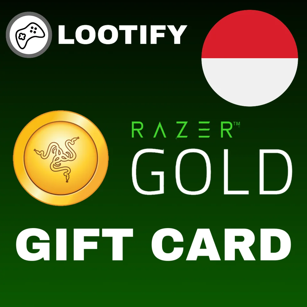  Razer Gold Gift Card  10000-500000 IDR Индонезия
