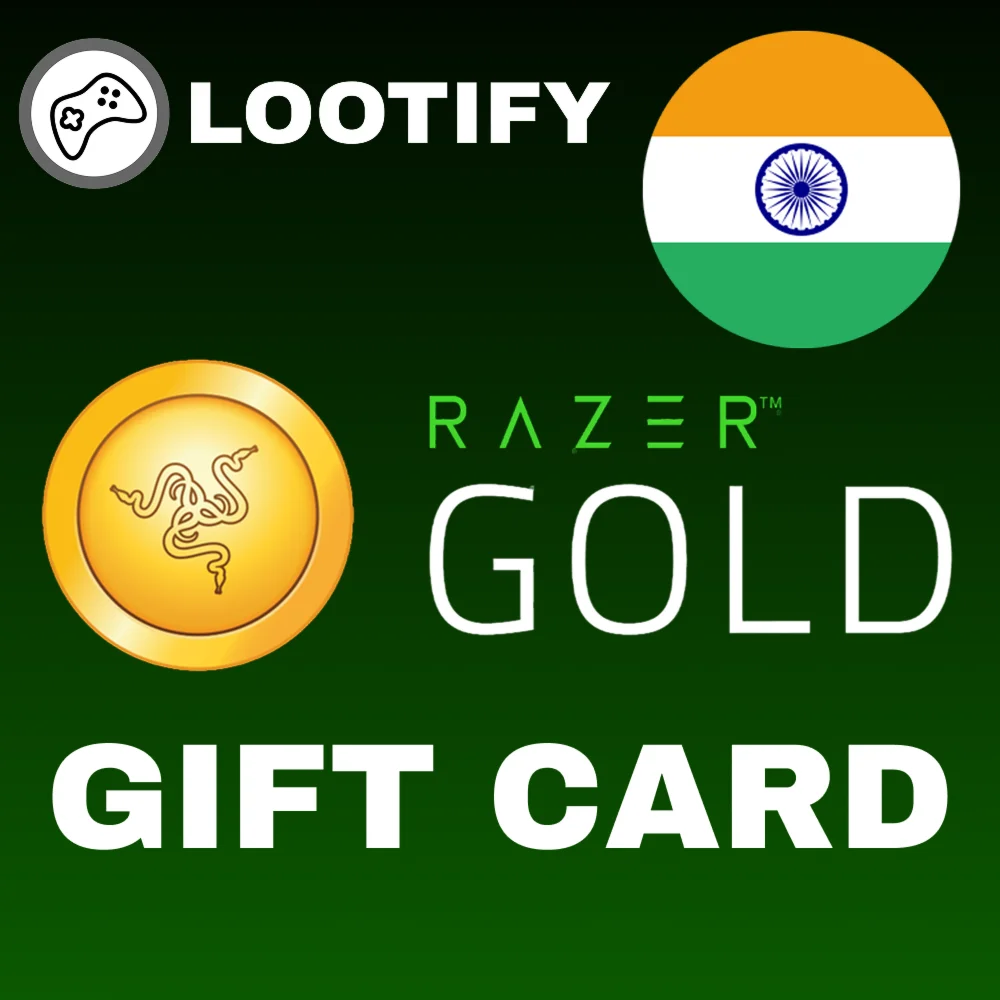  Razer Gold Gift Card  50/100/500/1000 INR  Индия