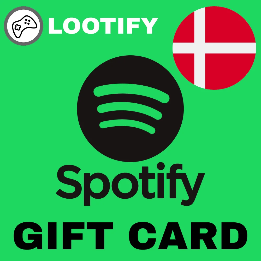  Spotify Gift Card  100/300/600 DKK  Дания