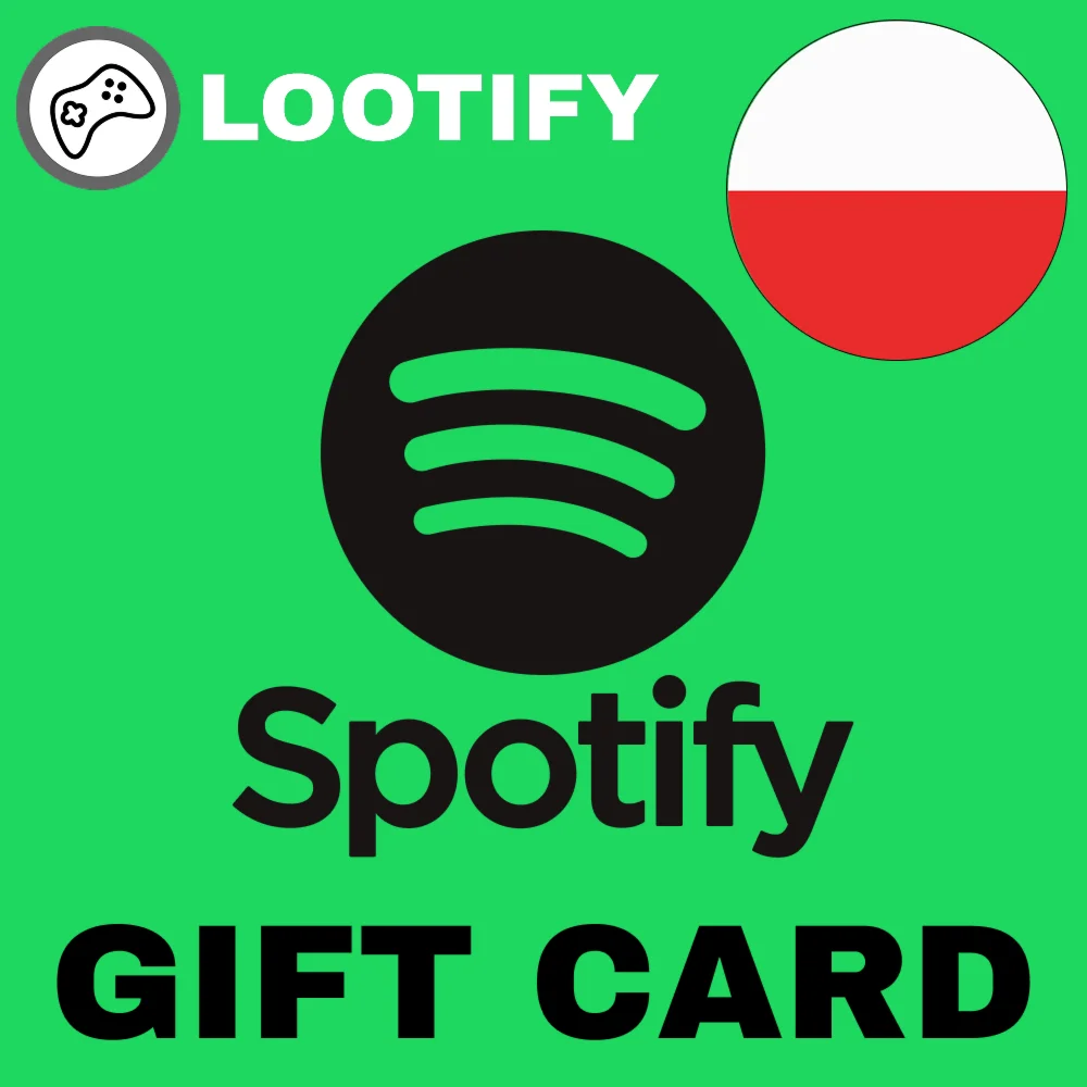  Spotify Gift Card  24/72/144 PLN  Польша
