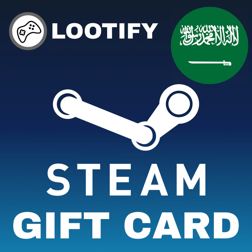  Steam Gift Card  20/50/100/200/400 SAR  SA