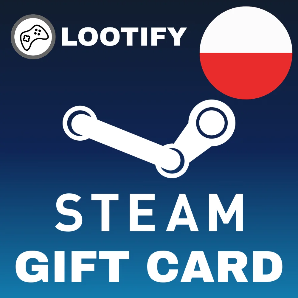  Steam Gift Card  25/40/70/110 PLN  Польша