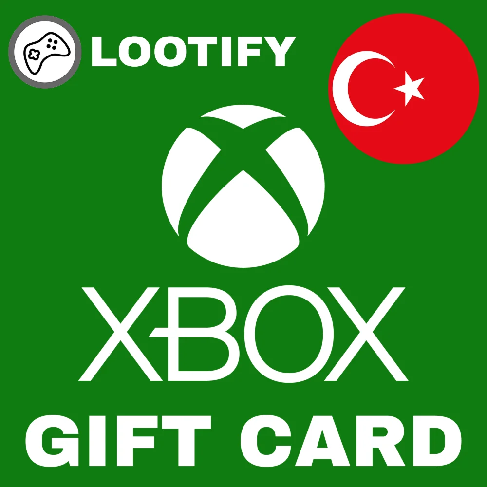  Xbox Gift Card  25/50/100/300 TRY  Турция