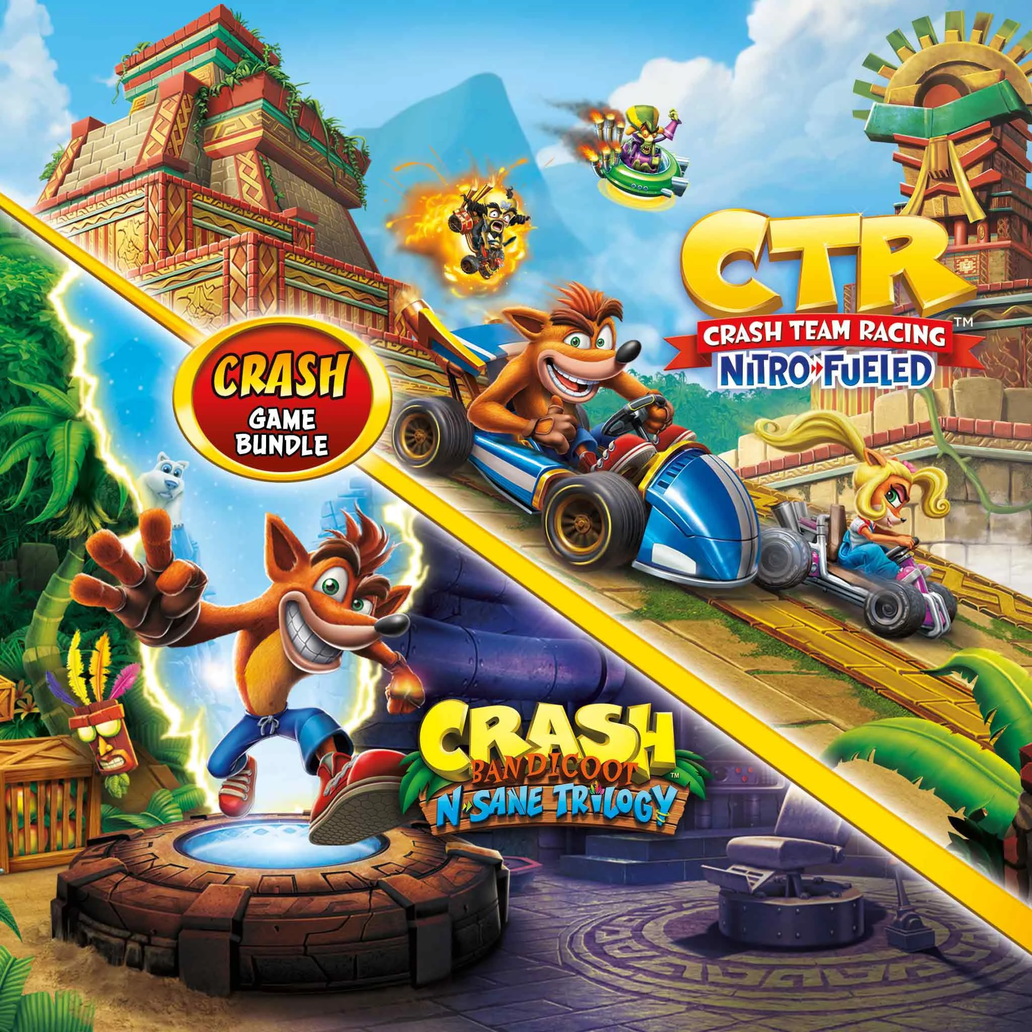 Crash Bandicoot NSane Trilogy+CTR Nitro PS4/PS5 | П2/П3