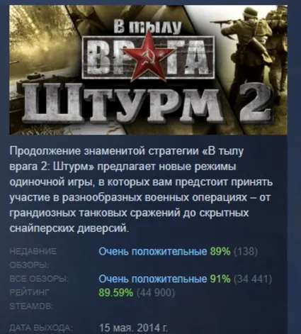 Men of War: Assault Squad 2 - Gold Edition АВТОДОСТАВКА STEAM РОССИЯ