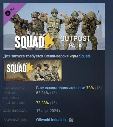 Squad Emotes - Outpost Pack DLC STEAM GIFT РОССИЯ