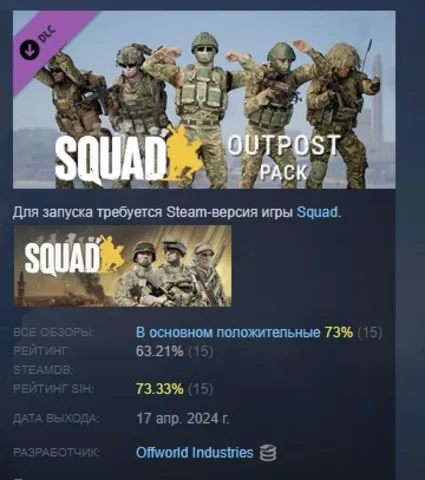 Squad Emotes - Outpost Pack DLC АВТОДОСТАВКА STEAM РОССИЯ
