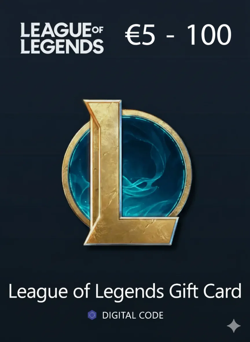 LOL –Подарочная карта League of Legends 10 евро |5–100€