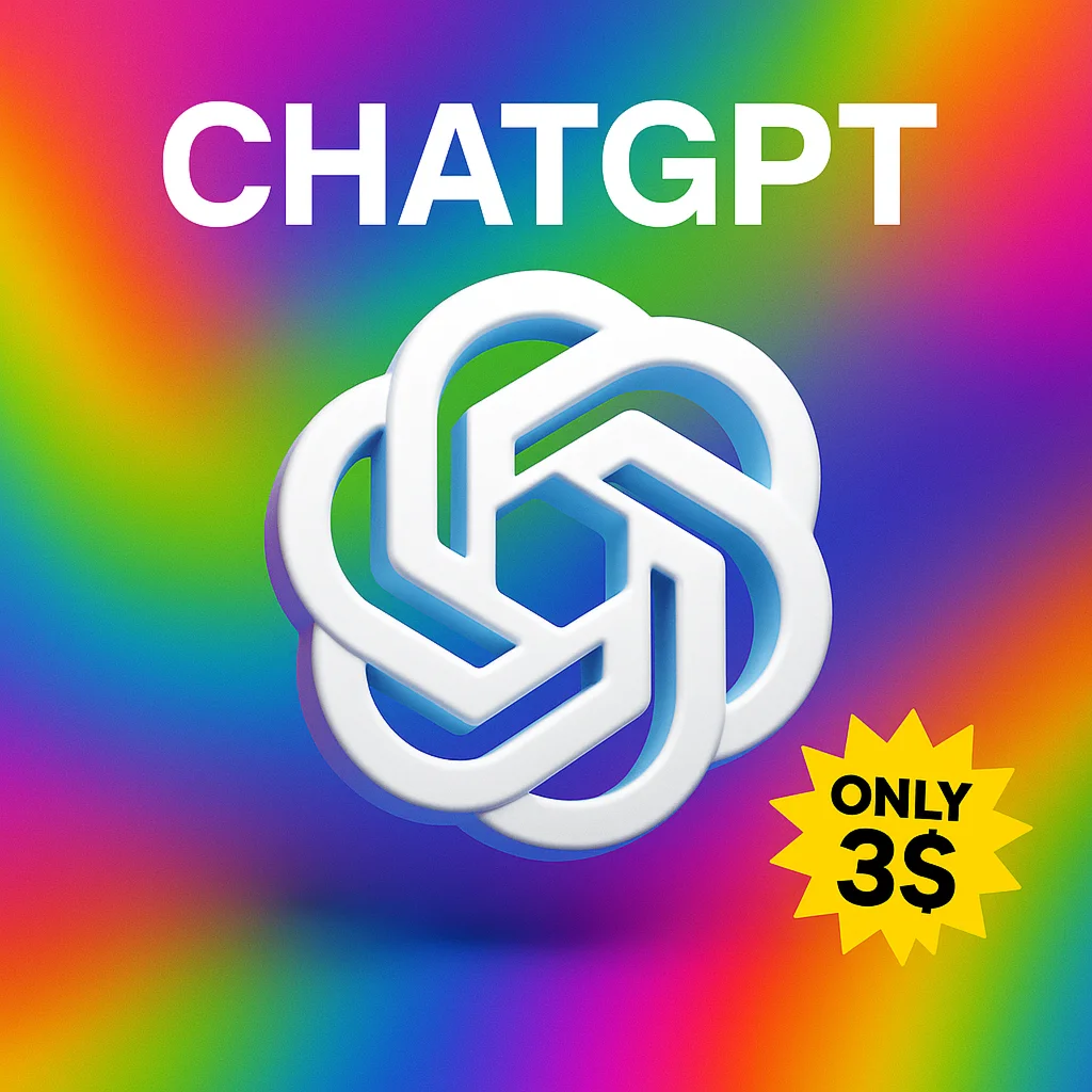 ChatGPT Plus (1 месяц) – общий аккаунт | Очень быстро