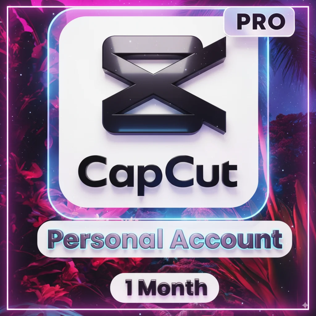🎥 Capcut Pro Private Account 30 days