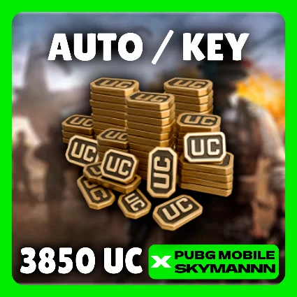 24/7 АВТО | 3850 UC КЛЮЧ | PUBG Mobile GLOBAL