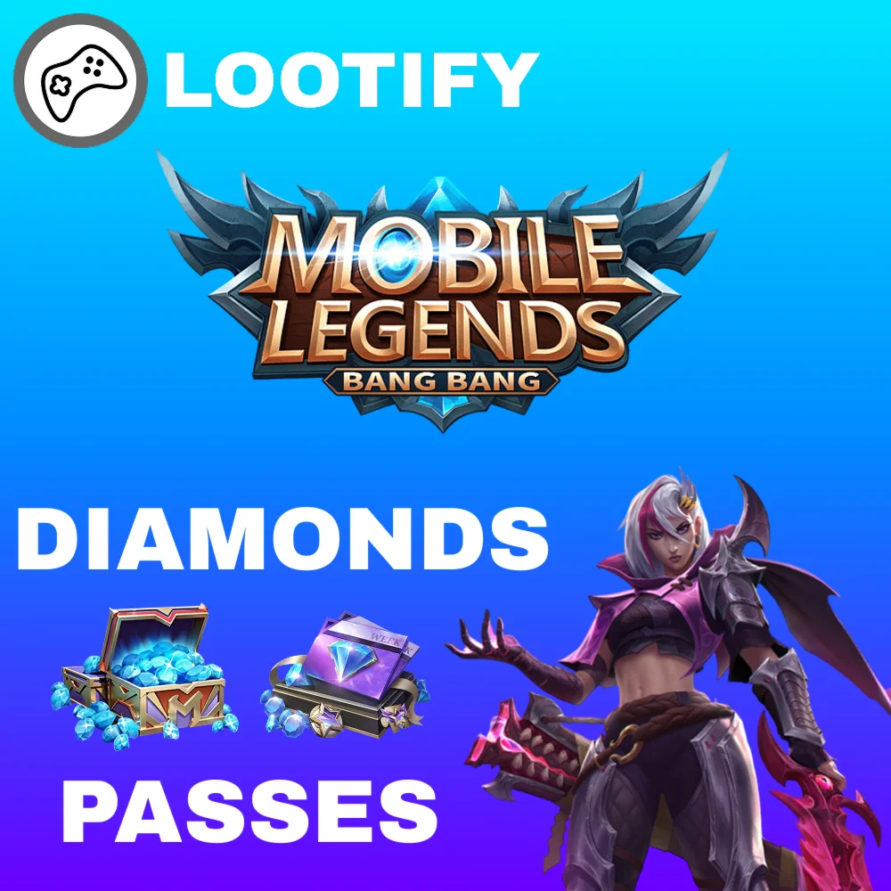  Mobile Legends по ID  АЛМАЗЫ - ПРОПУСКИ  Донат