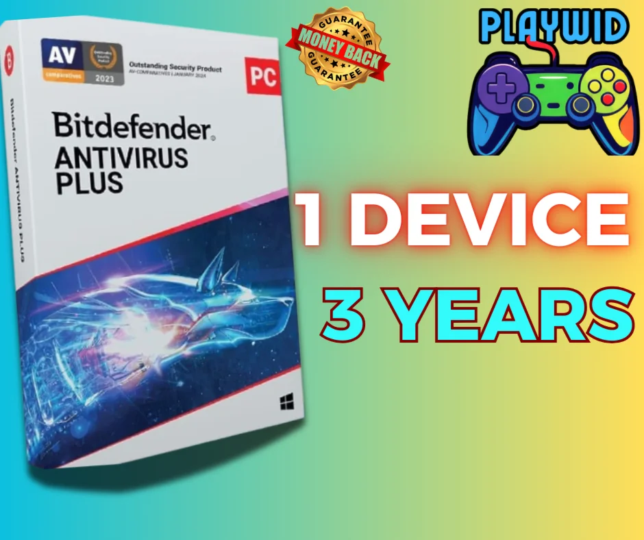 BitDefender Antivirus Plus 1 ПК, ключ на 3 года