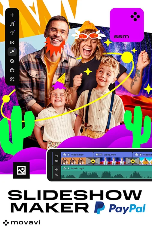 Movavi Slideshow Maker 2025 1 ПК Пожизненно