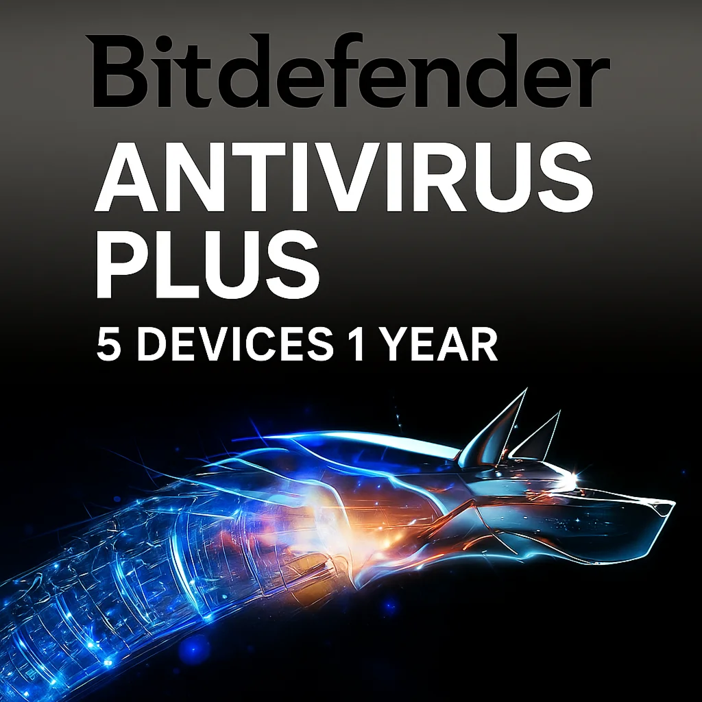 Bitdefender Antivirus Plus 5 устройств 1 год