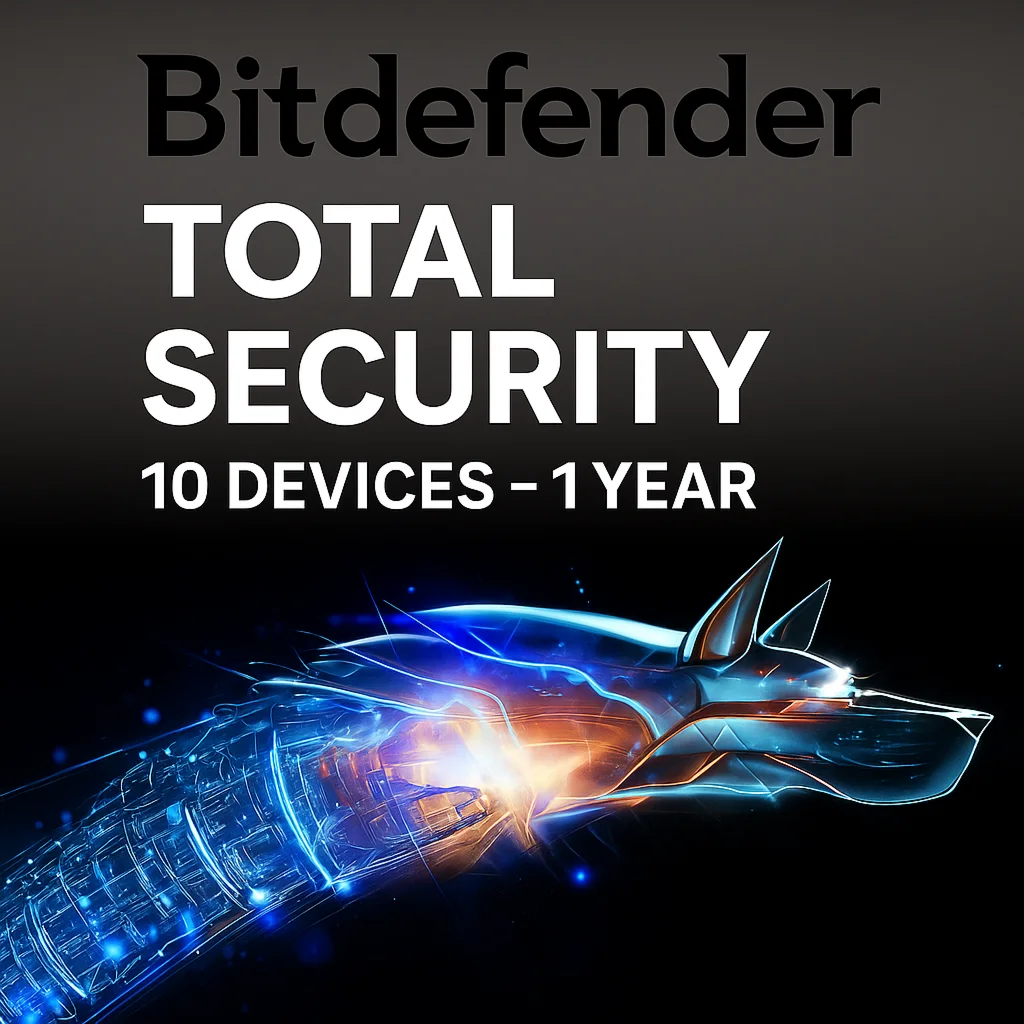 Bitdefender Total Security 10 устройство 1 год