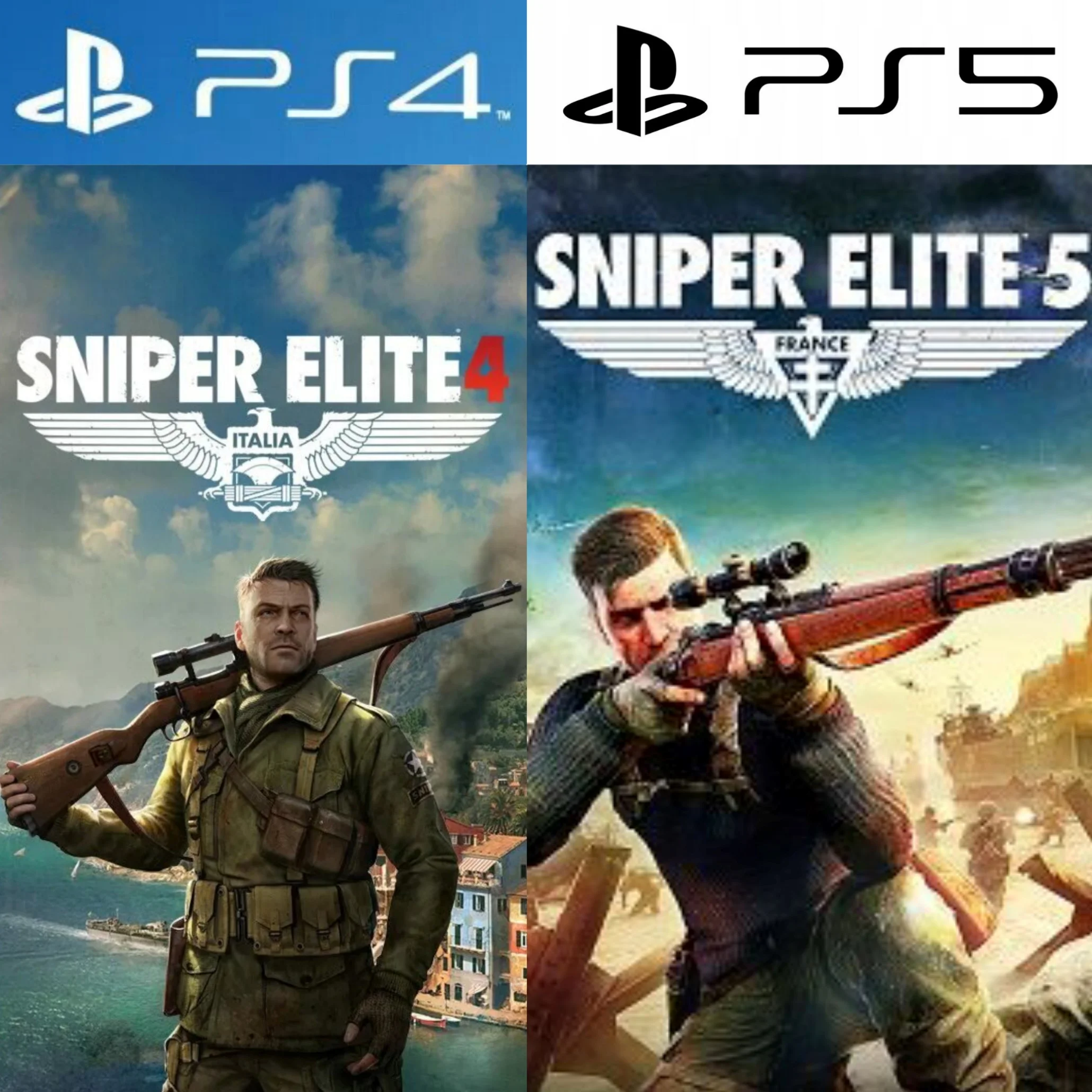 Sniper Elite 4 & 5 PS4|PS5 П2 Аренда от 7 дней