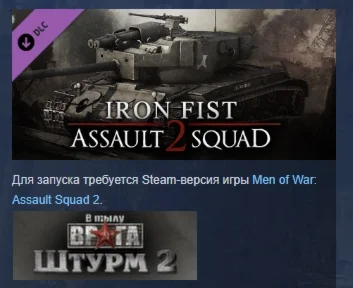 Men of War Assault Squad 2 - Iron Fist DLC STEAM РОССИЯ