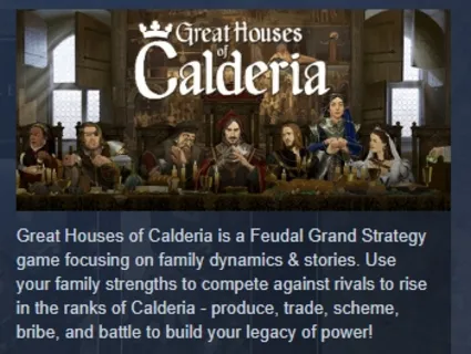 Great Houses of Calderia АВТОДОСТАВКА STEAM РОССИЯ