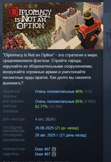 Diplomacy is Not an Option АВТОДОСТАВКА STEAM РОССИЯ