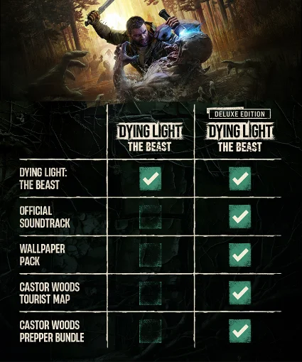 DYING LIGHT THE BEAST・DELUXE・ВСЕ DLC И БОНУСЫ・STEAM・PC